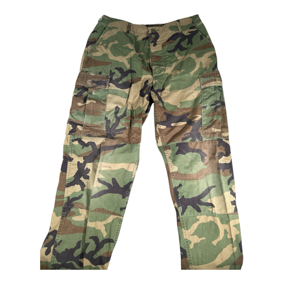 VTG Military BDU Camo Cargo Pants Woodland - Picture 2 of 5